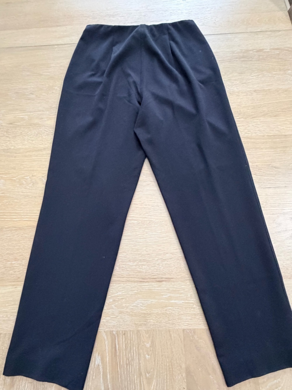 Sigrid Olsen Black Straight-Leg Pull-On Pants - Picture 4 of 6